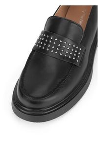 DeeZee Mokasyny HY60135-2 Czarny. Kolor: czarny. Materiał: skóra
