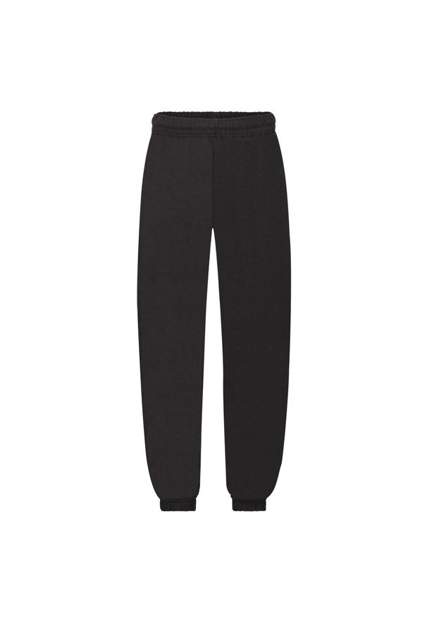 FRUIT OF THE LOOM - Spodnie Do Biegania Premium Z Elastycznymi Mankietami Dla Dzieci I Niemowląt. Kolor: czarny. Sezon: lato. Sport: turystyka piesza