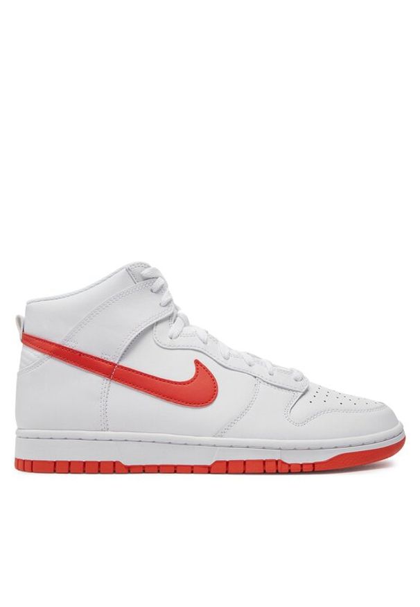 Nike Sneakersy Dunk Hi Retro DV0828 100 Biały. Kolor: biały. Materiał: skóra