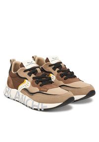 Voile Blanche Sneakersy Club01. 2017465-14 Brązowy. Kolor: brązowy. Materiał: skóra, zamsz #2