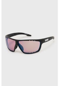 Uvex Okulary przeciwsłoneczne kolor czarny. Kolor: czarny #1