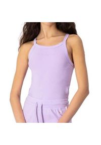 Koszulka sportowa damska Champion Tank Top. Kolor: fioletowy. Materiał: bawełna. Długość rękawa: bez rękawów