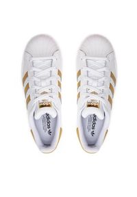 Adidas - adidas Sneakersy Superstar W FX7483 Biały. Kolor: biały. Materiał: skóra. Model: Adidas Superstar #4