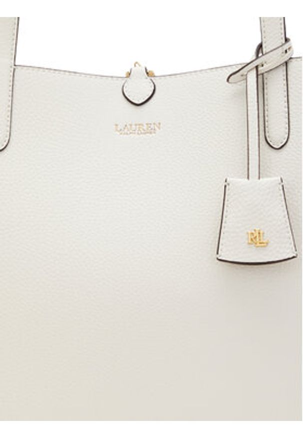 Lauren Ralph Lauren - LAUREN RALPH LAUREN Torebka 431795329065 Biały. Kolor: biały. Materiał: skórzane