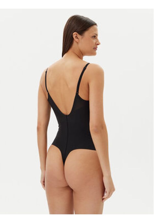 Calvin Klein Underwear Kombinezon modelujący LV00QF8295 Czarny. Kolor: czarny. Materiał: syntetyk