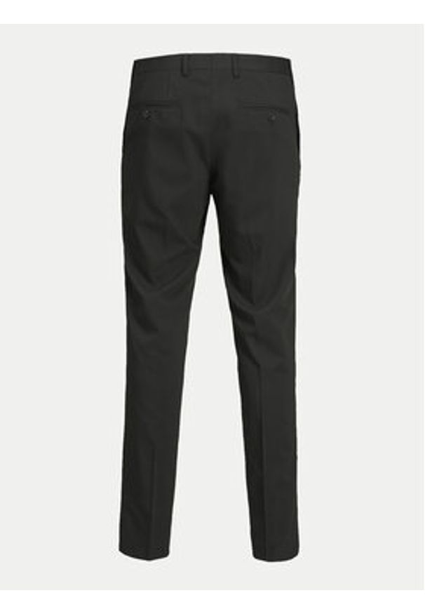 Jack & Jones - Jack&Jones Spodnie garniturowe Franco 12199893 Czarny Super Slim Fit. Kolor: czarny. Materiał: syntetyk