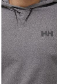 Helly Hansen bluza sportowa Verglas Light męska kolor czarny z kapturem gładka. Typ kołnierza: kaptur. Kolor: czarny. Materiał: materiał. Wzór: gładki. Styl: sportowy