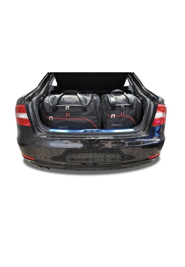 KJUST - Torby Do Bagażnika Skoda Superb Limousine 2008-2015 5Szt Kjust. Kolor: czarny. Styl: sportowy