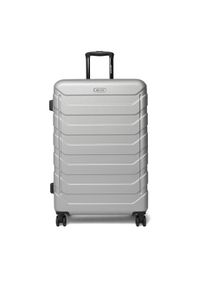 Gino Rossi - GINO ROSSI Walizka duża CEO-GIN-L-003-05-SILVER Srebrny. Kolor: srebrny #1