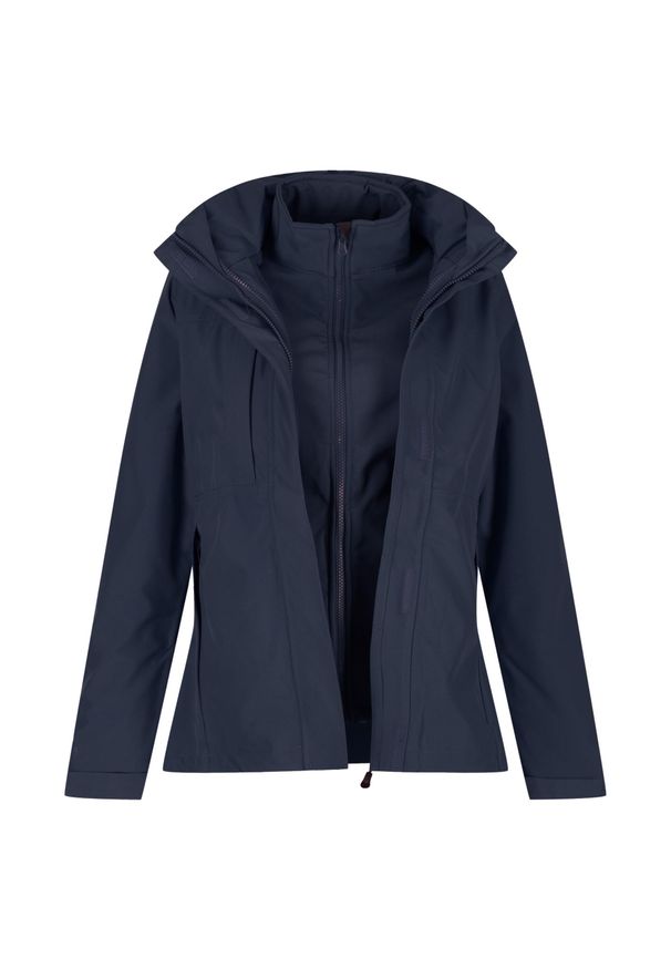 Regatta - Damska Kurtka 3 W 1 Kingsley. Kolor: niebieski. Sport: turystyka piesza