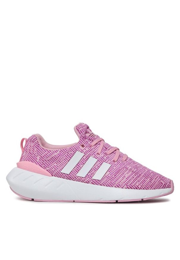 Adidas - adidas Sneakersy Swift Run 22 J GW8177 Różowy. Kolor: różowy. Materiał: materiał. Sport: bieganie