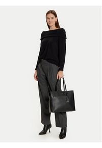 Calvin Klein Torebka Ck Must Medium Shopper_Caviar K60K613086 Czarny. Kolor: czarny. Materiał: skórzane #5