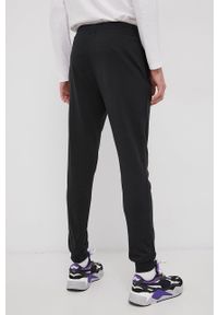 Brave Soul Spodnie męskie kolor czarny gładkie. Kolor: czarny. Materiał: bawełna, dzianina. Wzór: gładki #3