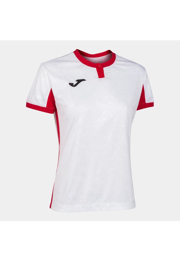 Koszulka do piłki nożnej damska Joma Toletum II. Kolor: wielokolorowy, biały, czerwony. Sport: piłka nożna