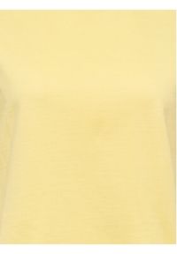 only - ONLY T-Shirt Freja 15367970 Żółty Regular Fit. Kolor: żółty. Materiał: bawełna #4