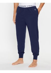 Polo Ralph Lauren Spodnie piżamowe 714899621002 Granatowy Regular Fit. Kolor: niebieski. Materiał: bawełna