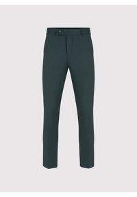 Pako Lorente - PAKO LORENTE - Zielone spodnie ganiturowe. Kolor: zielony. Materiał: poliester, wiskoza, elastan. Wzór: gładki. Styl: młodzieżowy, elegancki #4