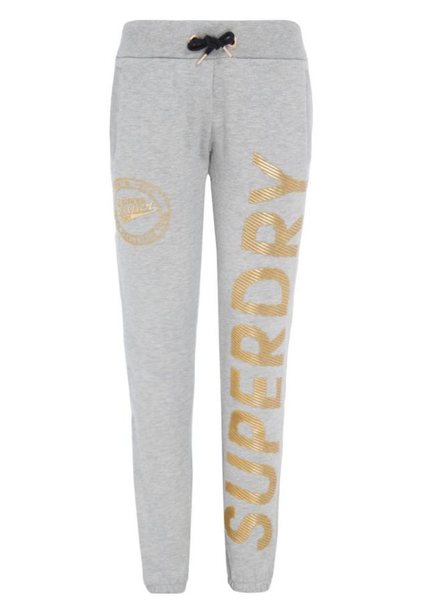 Spodnie turystyczne damskie Superdry Ace Sport. Kolor: szary. Materiał: bawełna, poliester