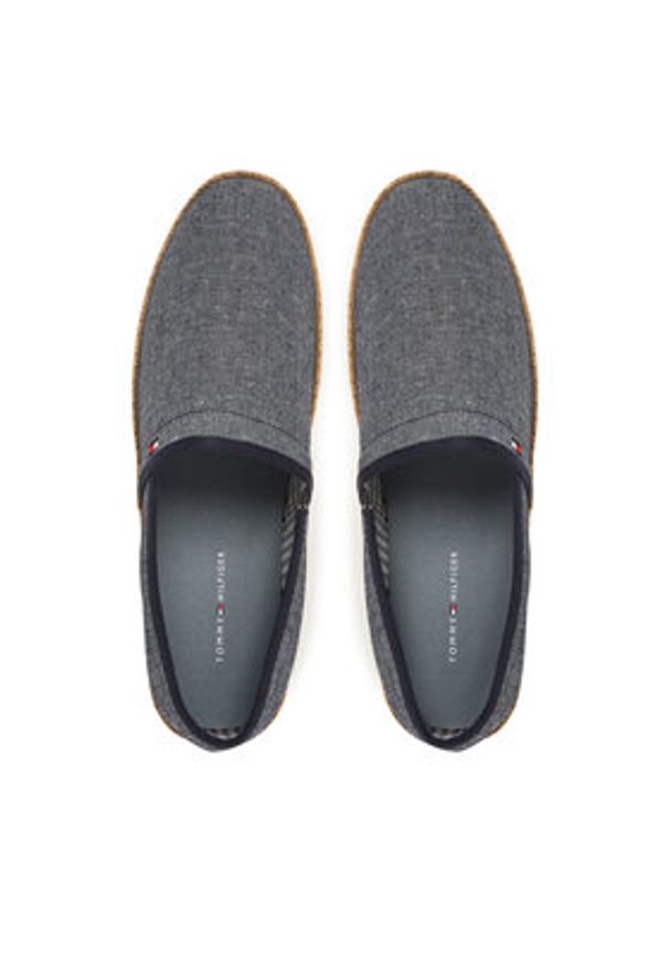 TOMMY HILFIGER - Tommy Hilfiger Espadryle Hilfiger Chambray Espadrille FM0FM05391 Niebieski. Kolor: niebieski. Materiał: materiał