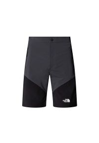 Spodenki męskie The North Face Felik 0A825X4JK1 - szaro-czarne. Kolor: wielokolorowy, czarny, szary. Materiał: materiał, poliester, elastan. Sport: turystyka piesza