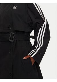 Adidas - adidas Trencz adicolor IZ0381 Czarny Loose Fit. Kolor: czarny. Materiał: bawełna #2