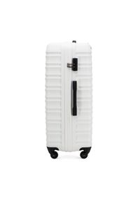 Wittchen - Duża walizka z zawieszką biała. Kolor: biały. Styl: wakacyjny #4