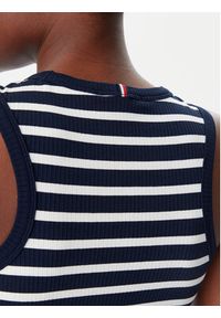 TOMMY HILFIGER - Tommy Hilfiger Sukienka letnia WW0WW38838 Granatowy Slim Fit. Kolor: niebieski. Materiał: wiskoza. Sezon: lato #2