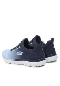 skechers - Skechers Sneakersy Bright Charmer 149536/NVY Granatowy. Kolor: niebieski. Materiał: materiał