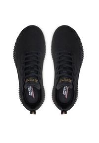 skechers - Skechers Sneakersy Bobs Geo-How Marvelous 117422/BBK Czarny. Kolor: czarny. Materiał: skóra #5