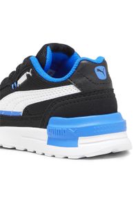 Puma - Niemowlęce obuwie sportowe Graviton AC PUMA Black White Racing Blue. Kolor: czarny, biały, wielokolorowy. Sport: bieganie