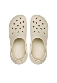 Crocs Klapki Classic Crush Clog 207521 Beżowy. Kolor: beżowy #4