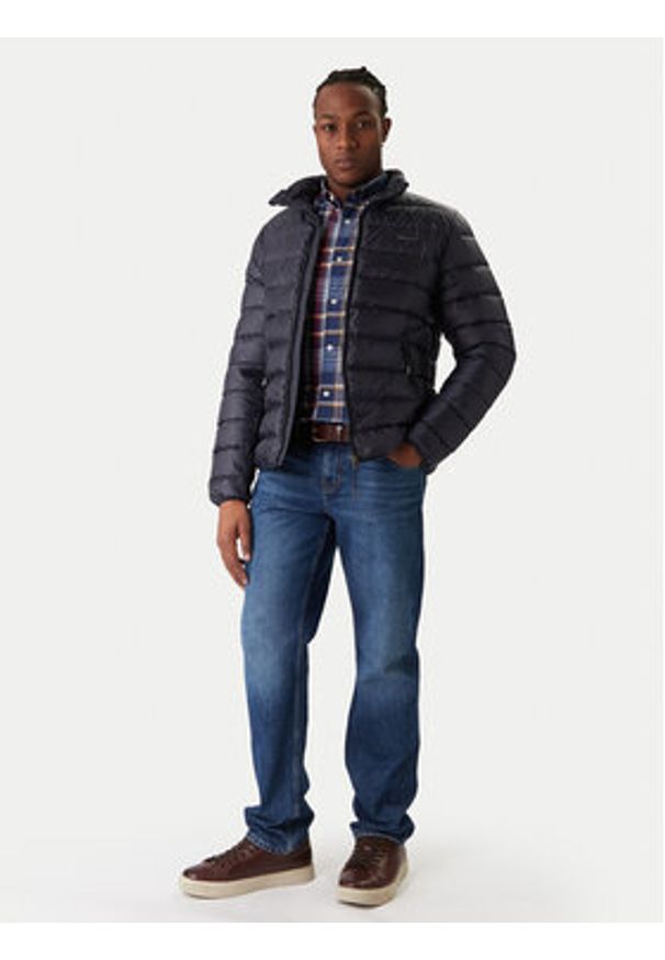 GANT - Gant Kurtka puchowa 7006526 Granatowy Regular Fit. Kolor: niebieski. Materiał: syntetyk
