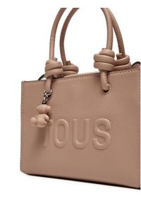 Tous - TOUS Torebka La Rue New 2002129143 Beżowy. Kolor: beżowy. Materiał: skórzane #3