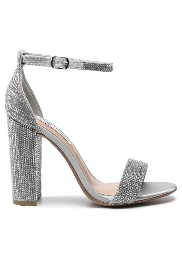 Steve Madden Sandały Carrson-R SM11000371-02003-968 Srebrny. Kolor: srebrny. Materiał: syntetyk