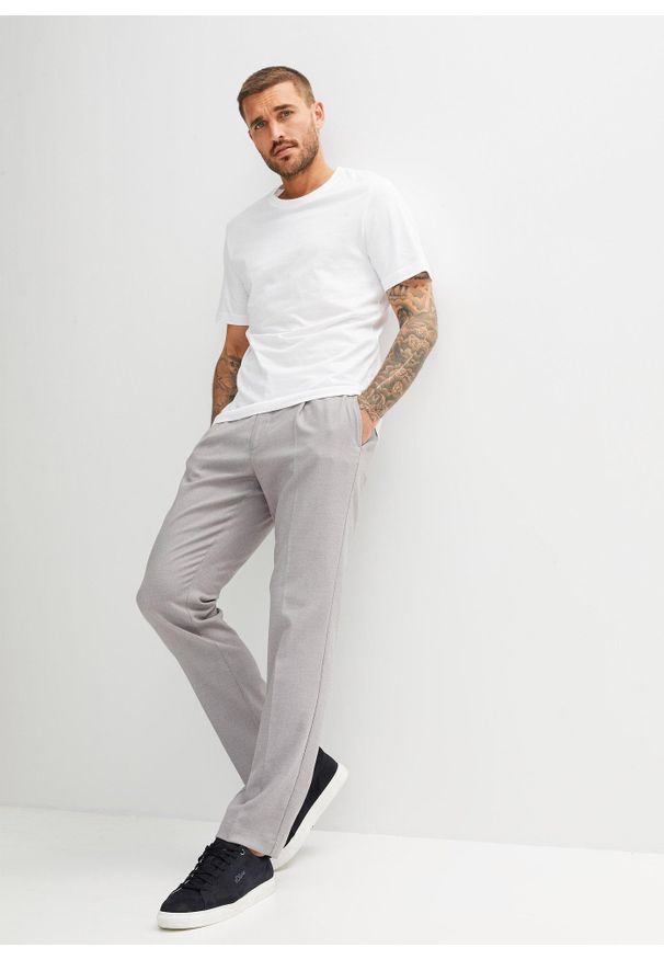 bonprix - T-shirt (2 szt.), z czystej bawełny organicznej. Kolor: biały. Materiał: bawełna