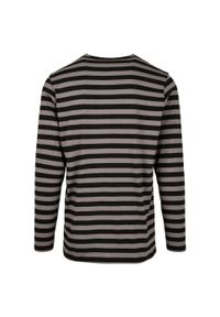 Urban Classics - T-shirt Męski W Paski Standardowy Z Długim Rękawem. Kolor: wielokolorowy, niebieski, czarny. Długość rękawa: długi rękaw. Długość: długie. Wzór: paski