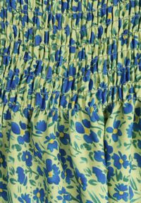 Born2be - Jasnozielona Sukienka Bawełniana na Ramiączkach z Gumką w Pasie Tessaray. Okazja: na co dzień. Typ kołnierza: dekolt kwadratowy. Kolor: zielony. Materiał: bawełna. Długość rękawa: na ramiączkach. Sezon: lato. Styl: casual, elegancki, wizytowy #8