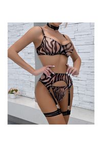 Intica - Zestaw bielizny z regulowanymi ramiączkami na romantyczny wieczór Arianne. Kolor: wielokolorowy. Materiał: tkanina #8