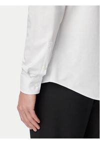 Calvin Klein Koszula LV019EU146 Biały Slim Fit. Kolor: biały. Materiał: syntetyk, bawełna #3