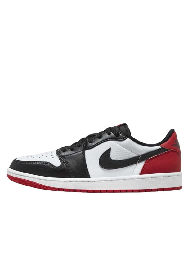 Buty do chodzenia dla dorosłych Air Jordan 1 Retro Low OG Black Toe (2023). Kolor: czerwony. Sport: turystyka piesza