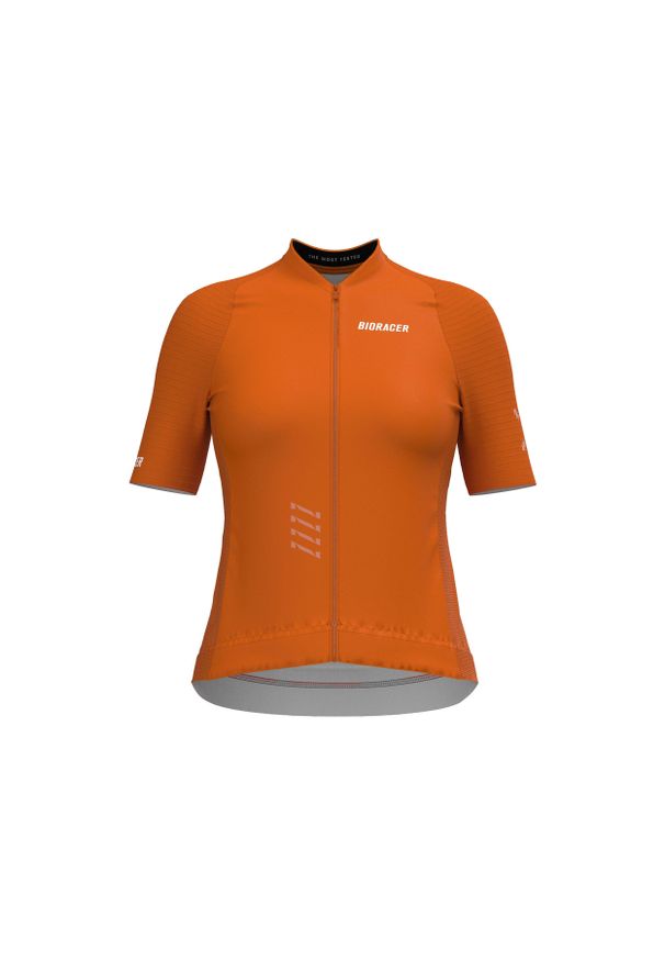 BIORACER - Damski jersey Bioracer Icon. Kolor: pomarańczowy. Materiał: jersey. Sport: kolarstwo