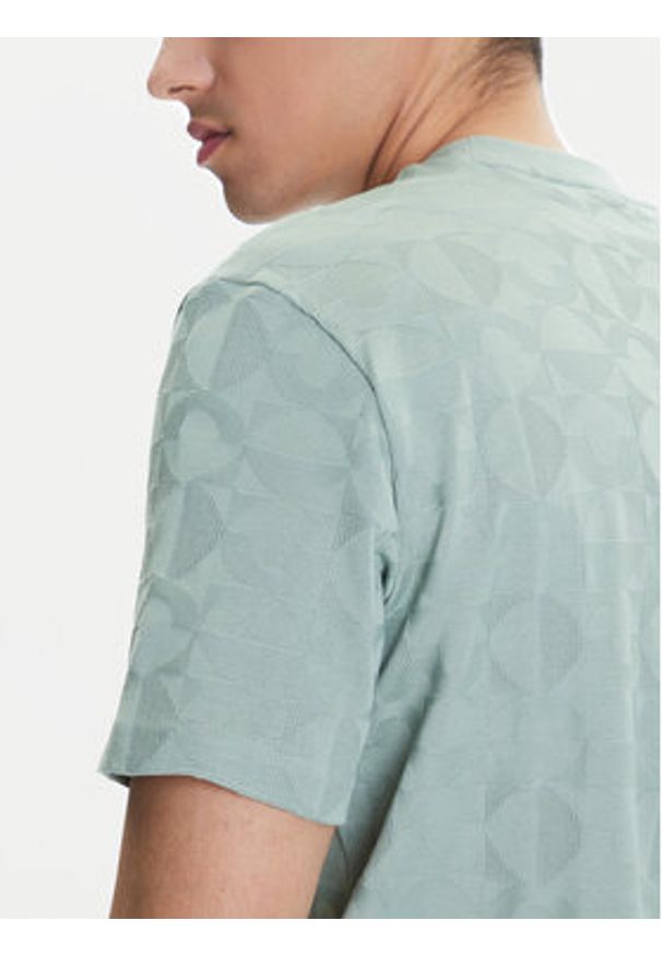 BOSS T-Shirt 50538184 Zielony Relaxed Fit. Kolor: zielony. Materiał: bawełna