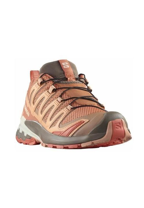 salomon - Buty trekkingowe damskie Salomon L47468200. Zapięcie: sznurówki. Kolor: wielokolorowy, szary. Materiał: materiał, syntetyk, tkanina. Szerokość cholewki: normalna
