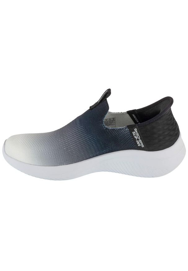 skechers - Buty sportowe Sneakersy damskie, Slip-Ins Ultra Flex 3.0 - Beauty Blend. Kolor: czarny. Sport: turystyka piesza