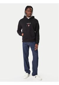 Guess Jeans Bluza 180299 Czarny Classic Fit. Kolor: czarny. Materiał: bawełna #3