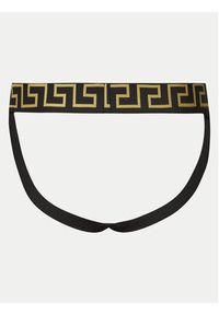 VERSACE - Versace Slipy Jock Strap AUU01017 1A10011 Czarny. Kolor: czarny. Materiał: bawełna