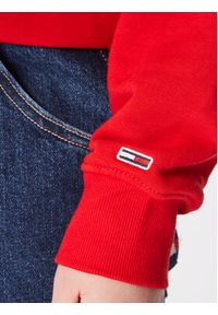 Tommy Jeans Bluza Essential DW0DW14851 Czerwony Regular Fit. Kolor: czerwony. Materiał: bawełna #5