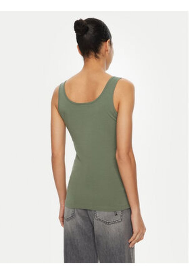 Vero Moda Top Lulu 10326294 Zielony Regular Fit. Kolor: zielony. Materiał: bawełna