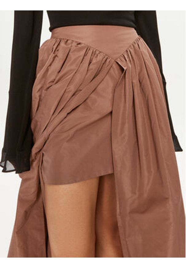 Pinko Spódnica maxi Botticino 102784 Y3LE Brązowy Relaxed Fit. Kolor: brązowy. Materiał: syntetyk