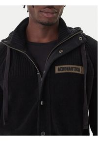 Aeronautica Militare Bluza 252MA1575UL00539 Czarny Regular Fit. Kolor: czarny. Materiał: bawełna